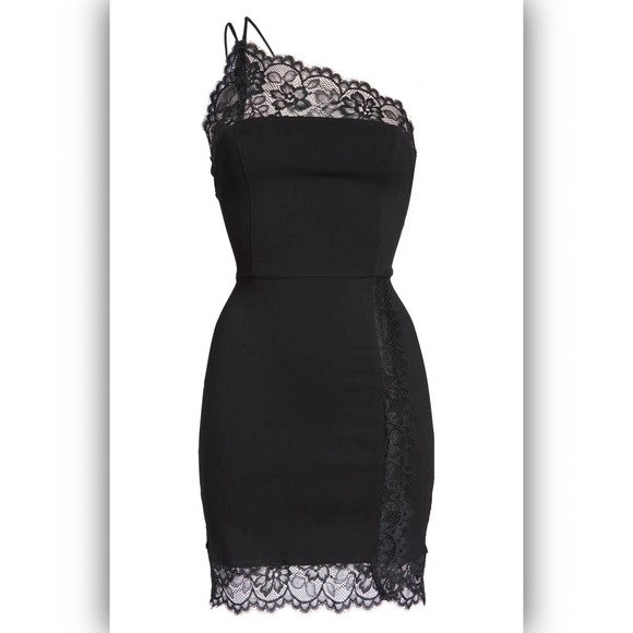 Free People Bodycon Dress Mini 1 Shoulder - Picture 5 of 13